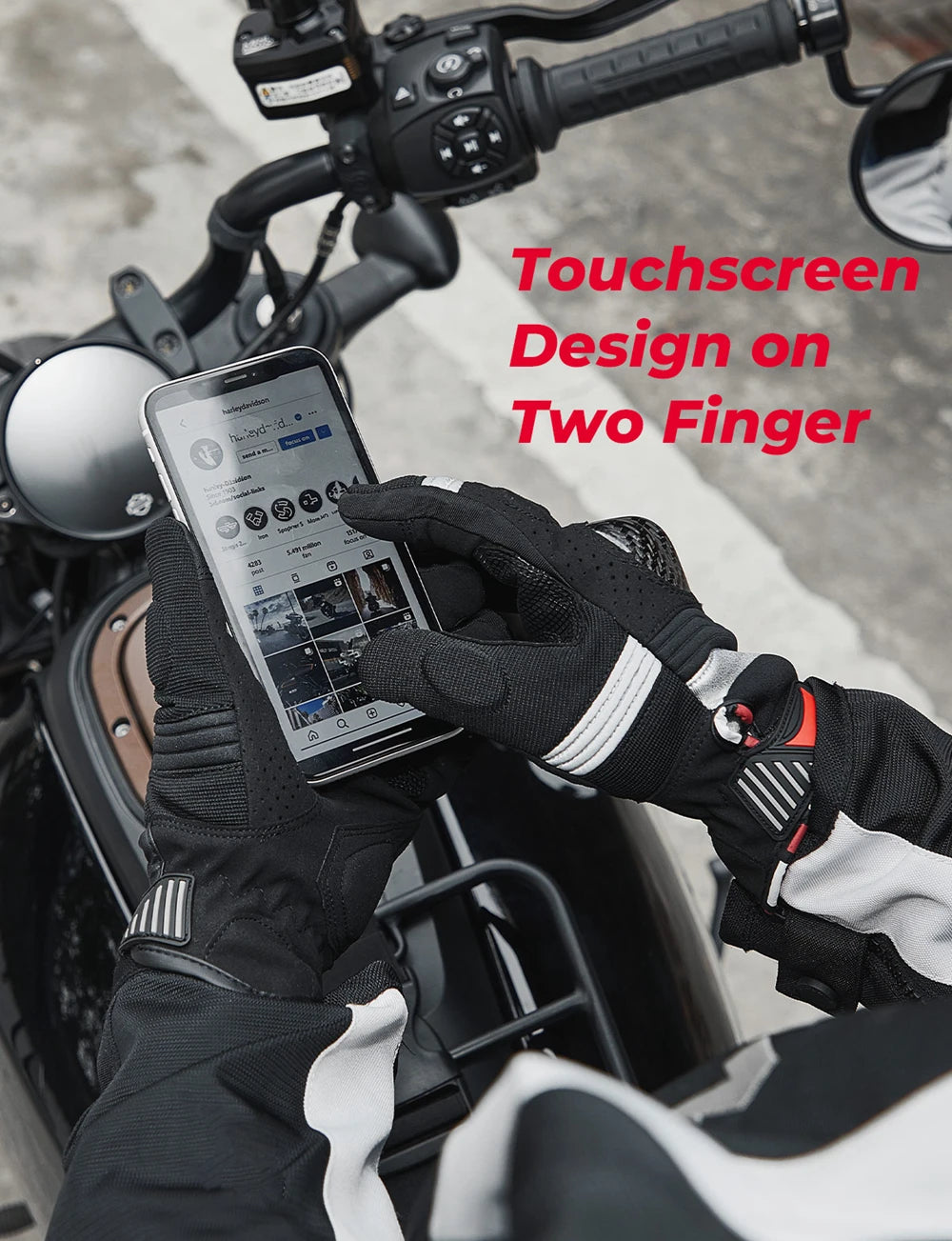 Tactical Gloves With Touchscreen Two Fingers