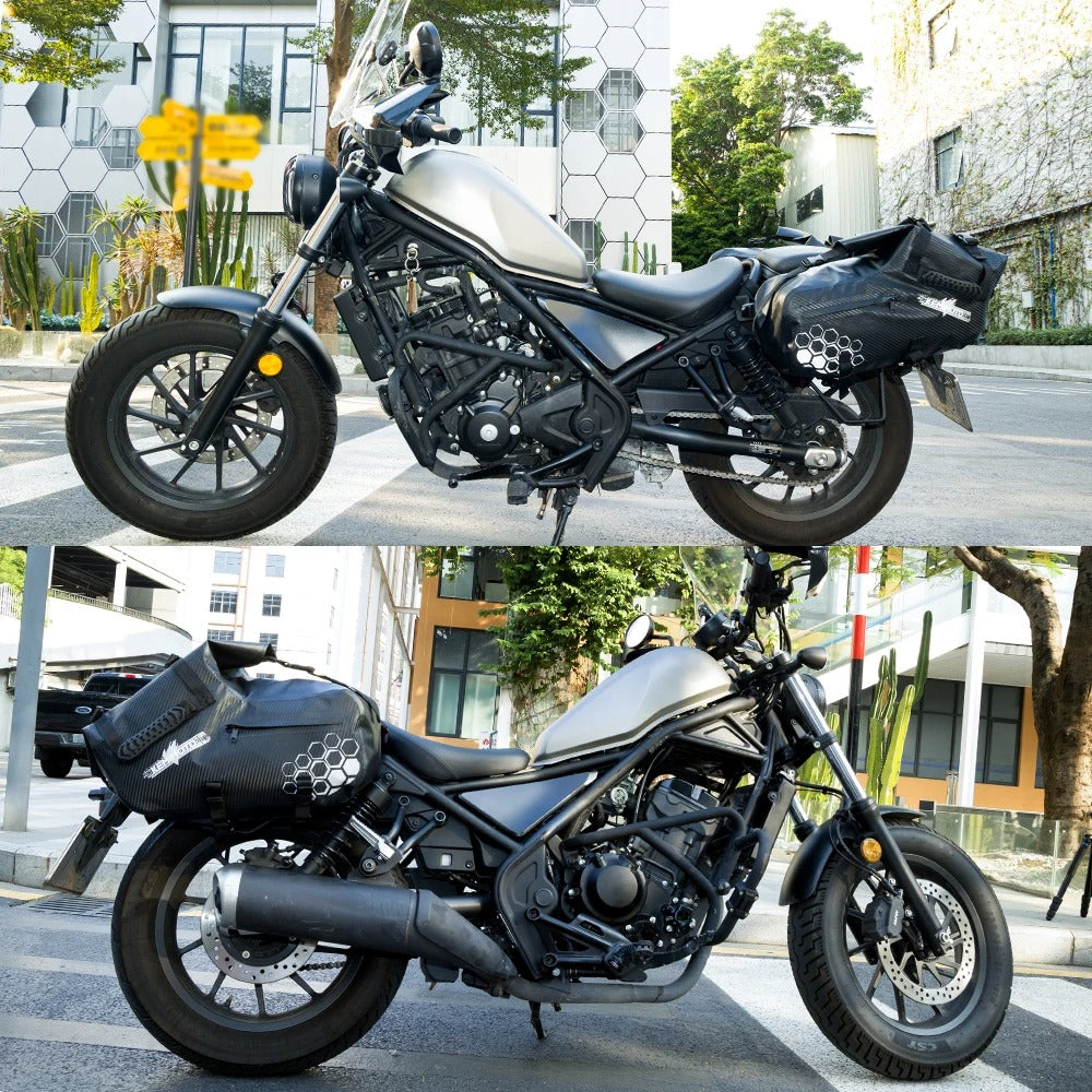 Motorcycle Saddlebags – 28L / 48L Waterproof Side Panniers