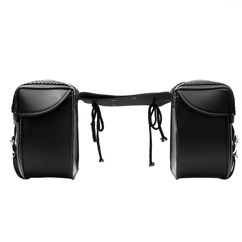 Universal PU Leather Motorcycle Saddlebags – Waterproof Side Bags