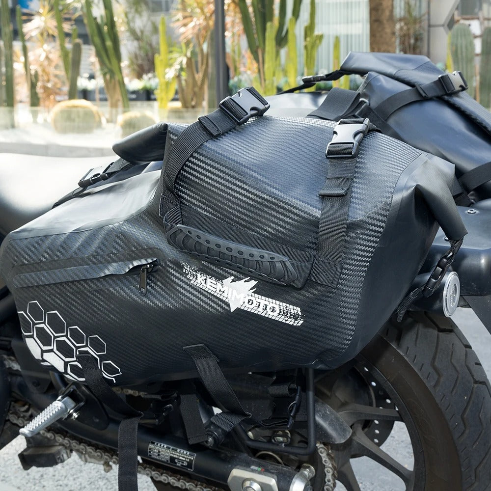 Motorcycle Saddlebags – 28L / 48L Waterproof Side Panniers