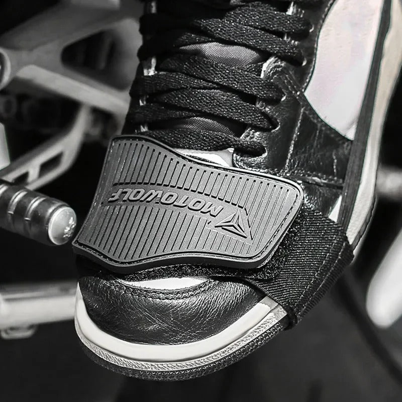 Universal Motorcycle Shoe Cover Guards – Anti-Slip Gear Shift Pad