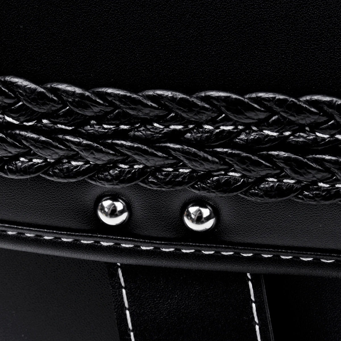 Motorcycle PU Leather Saddlebags – Waterproof Side Tool Bags