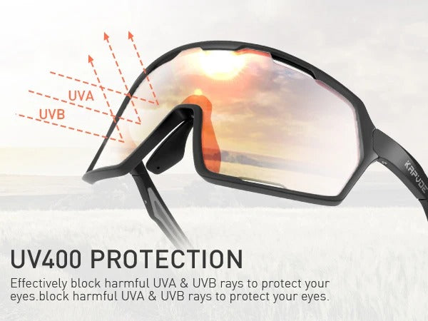 Photochromic Cycling & Motorcycle Sunglasses – Unisex Outdoor Sports Eyewear