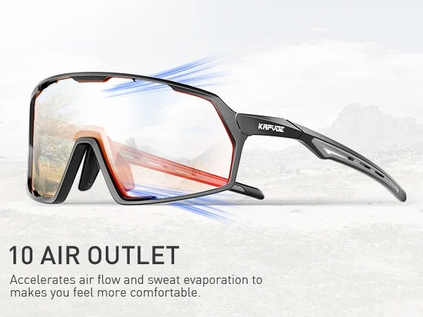 Photochromic Cycling & Motorcycle Sunglasses – Unisex Outdoor Sports Eyewear