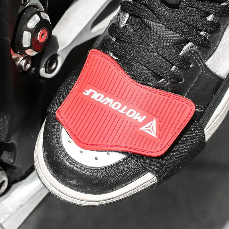 Universal Motorcycle Shoe Cover Guards – Anti-Slip Gear Shift Pad