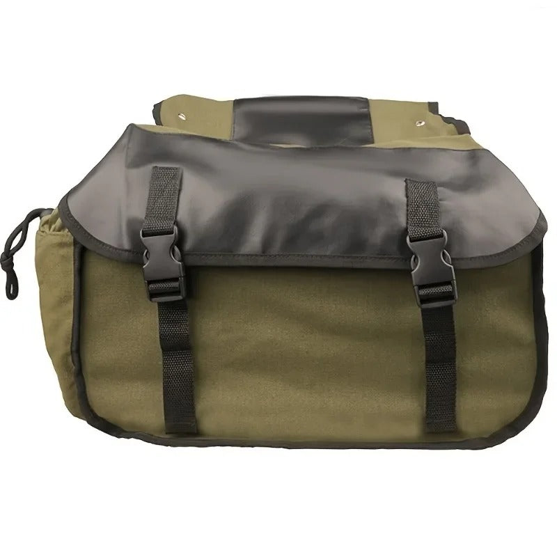 Universal Motorcycle Saddle Bag – Large Capacity Canvas Panniers