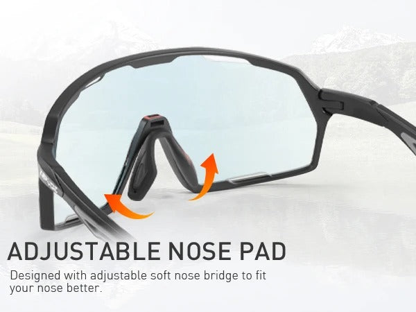 Photochromic Cycling & Motorcycle Sunglasses – Unisex Outdoor Sports Eyewear