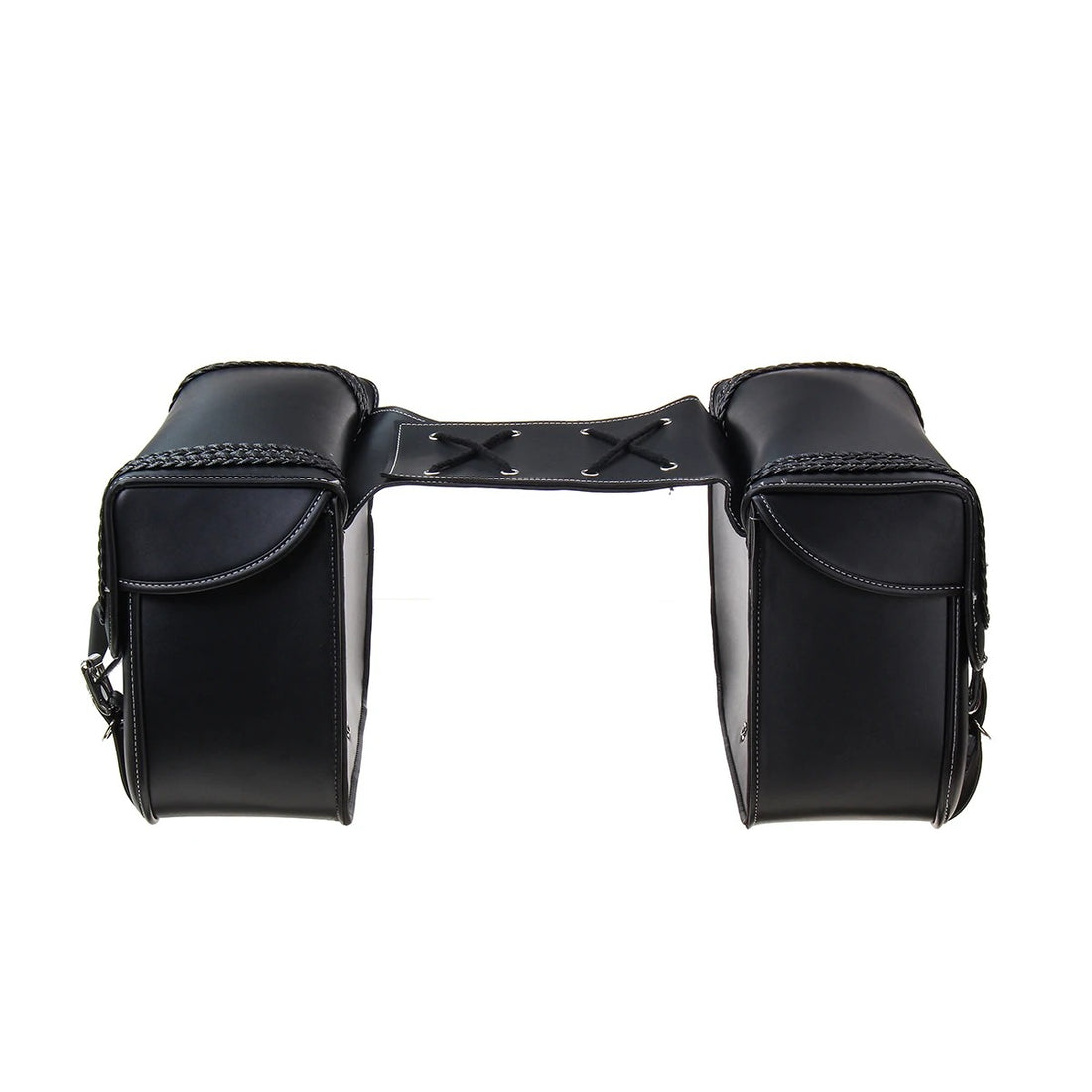 Motorcycle PU Leather Saddlebags – Waterproof Side Tool Bags