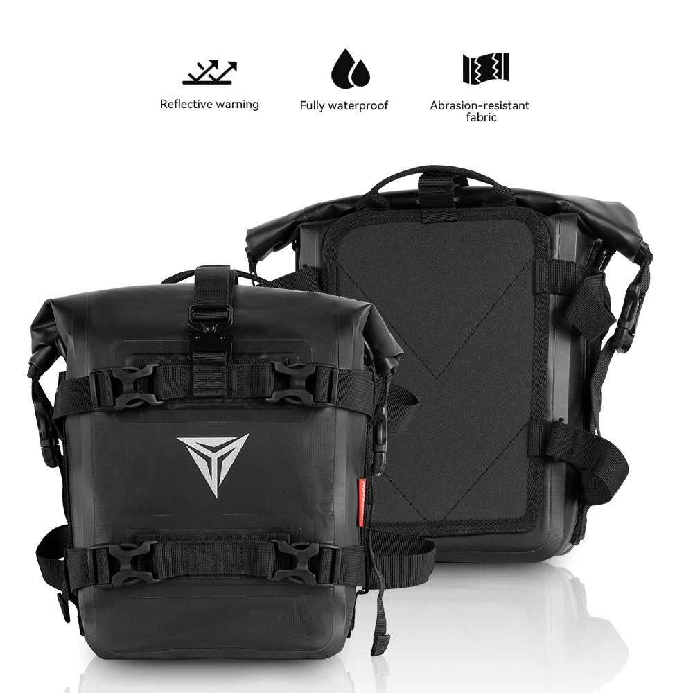 Motorcycle Tank Side Bag – 8L Waterproof Crash Bar Tool Pack