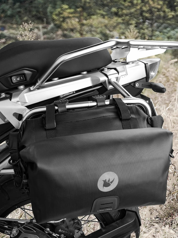 Motorcycle Side & Tail Bag – 100% Waterproof Saddle Luggage 8L / 12L / 16L / 24L