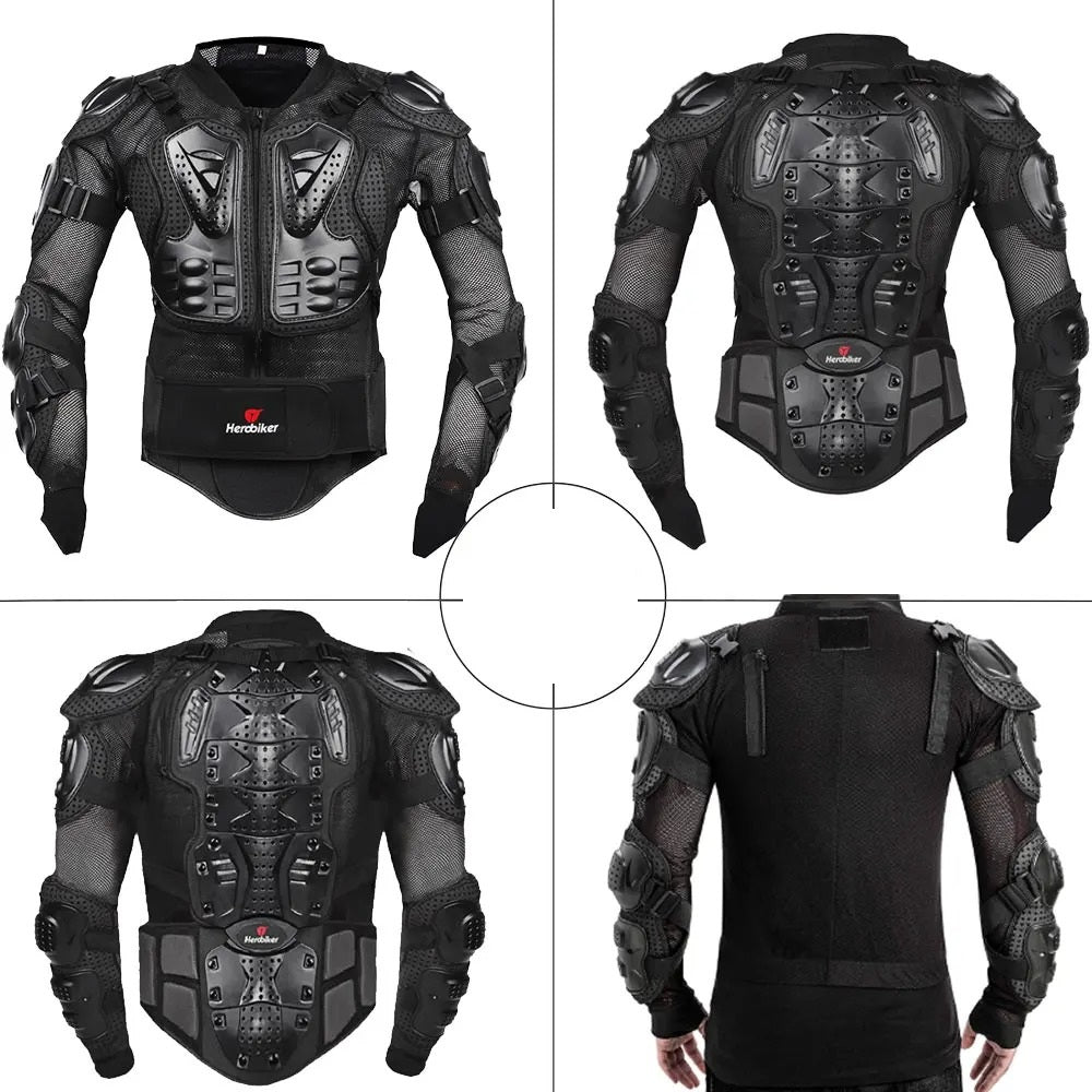 Motorcycle Armored Jacket & Pants Set – Full Protective Riding Gear