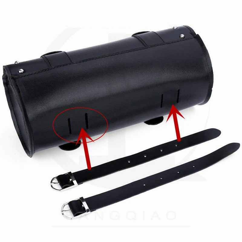 Universal Motorcycle Tool Storage Bag – Waterproof PU Leather Saddle Bag
