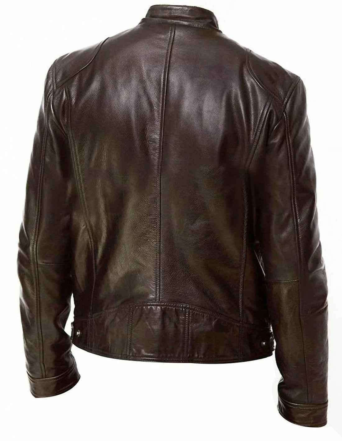PU Leather Motorcycle Jacket – Autumn/Winter Casual Badass Coat