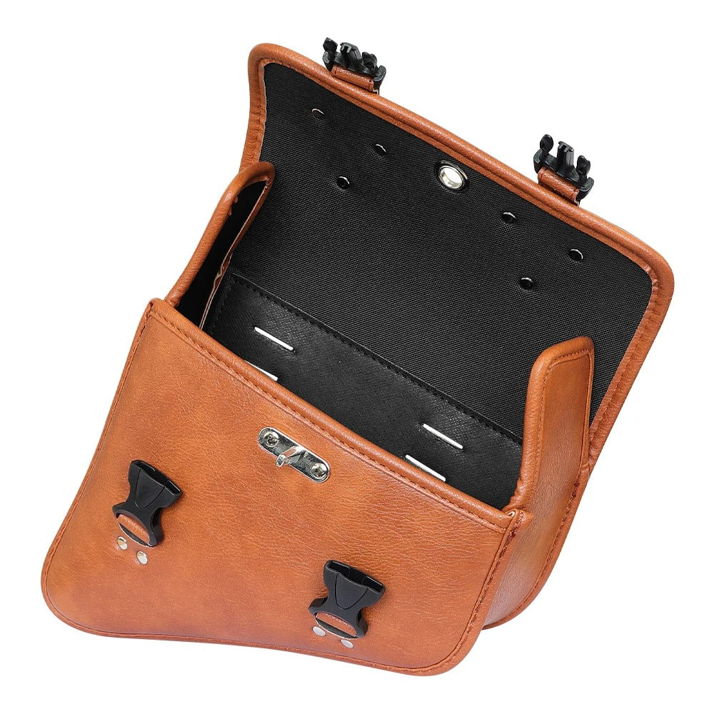 Waterproof PU Leather Motorcycle Side Saddle Bags – Universal