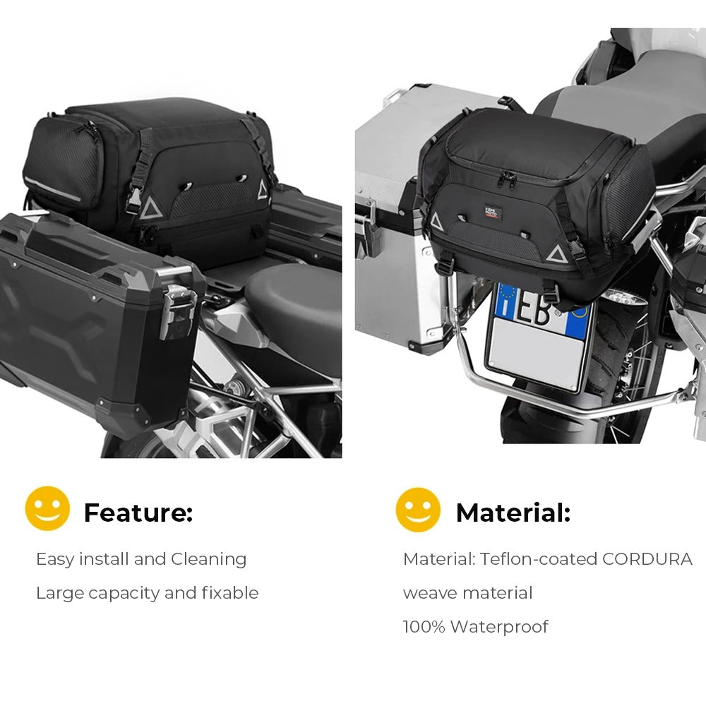 Motorcycle Tail Bag Bundle – 18L & 42L Waterproof