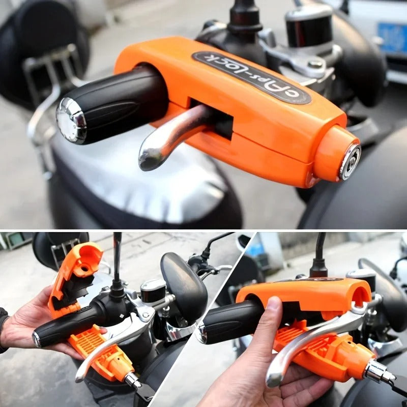 Heavy-Duty Motorcycle Brake Lever Lock