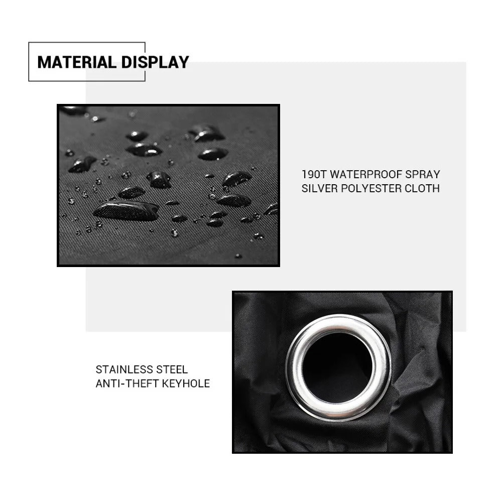 Waterproof Motorcycle Cover – Dustproof, UV & Rain Protector