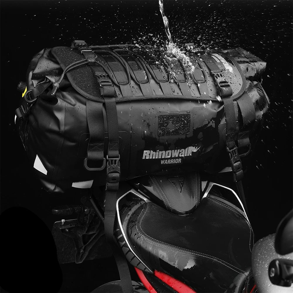 Rhinowalk Motorcycle Back Seat Bag – Waterproof 20L/40L/65L Saddlebag