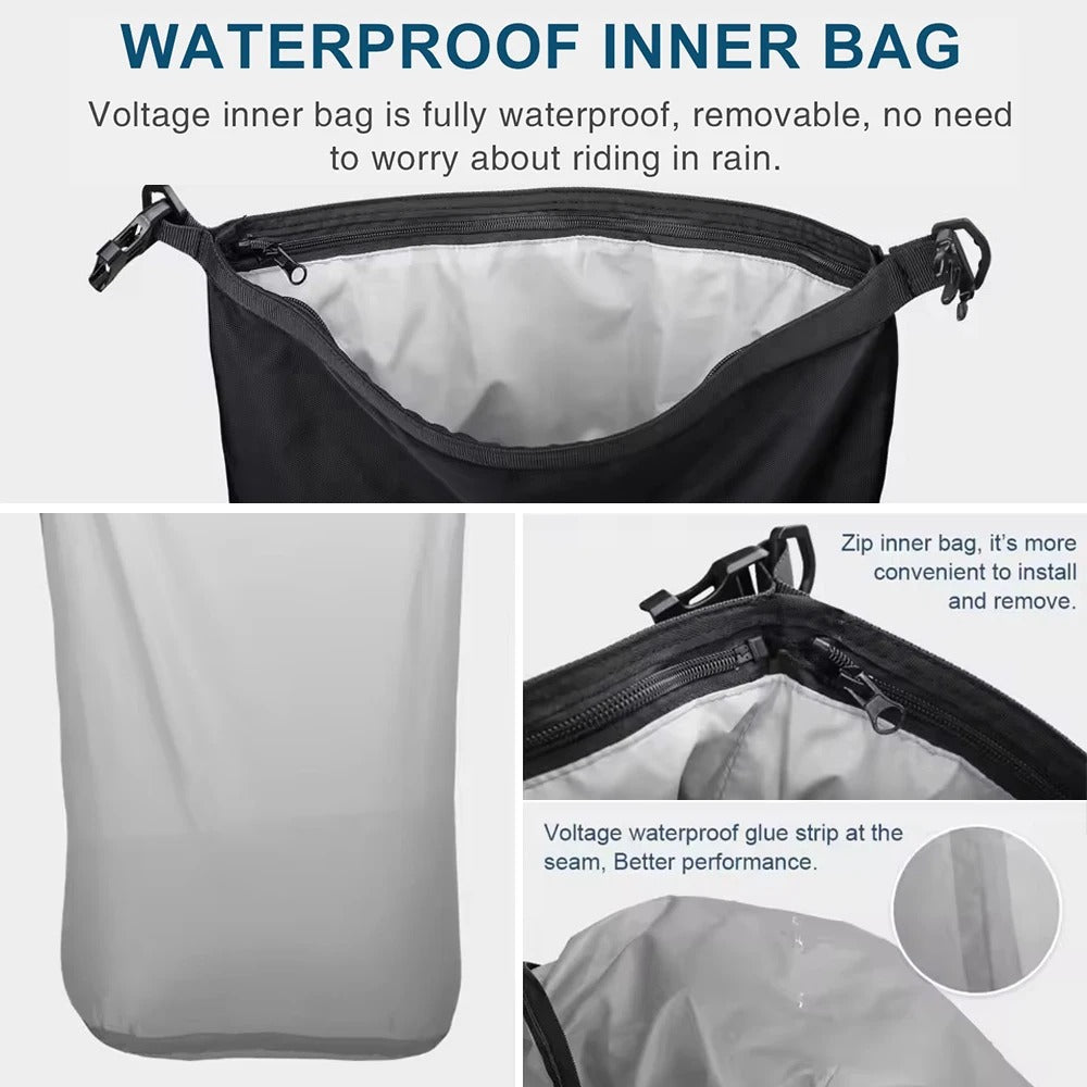 10L/20L/30L Motorcycle Back Seat Bag – Waterproof Multifunctional Pannier