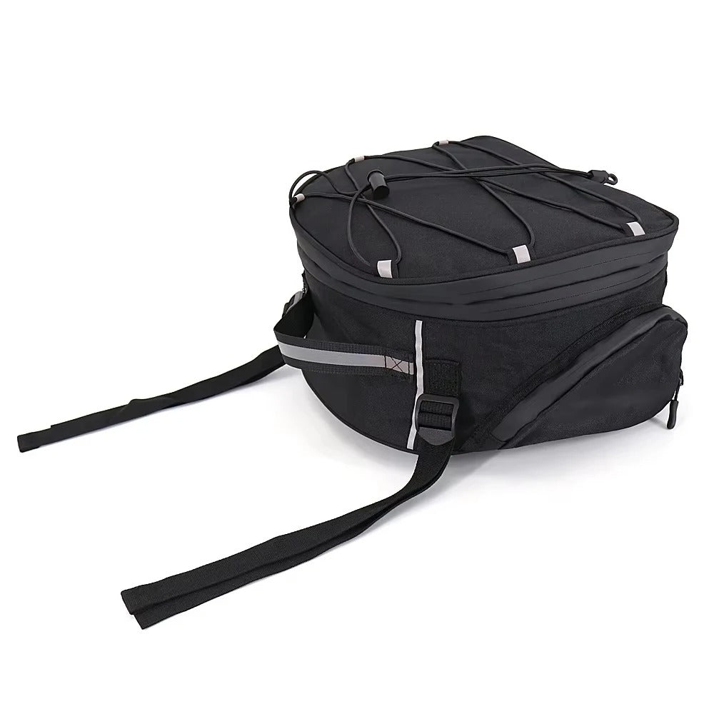 Motorcycle Tail Bag 18L – Waterproof & Expandable