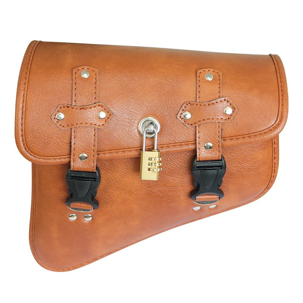 Waterproof PU Leather Motorcycle Side Saddle Bags – Universal