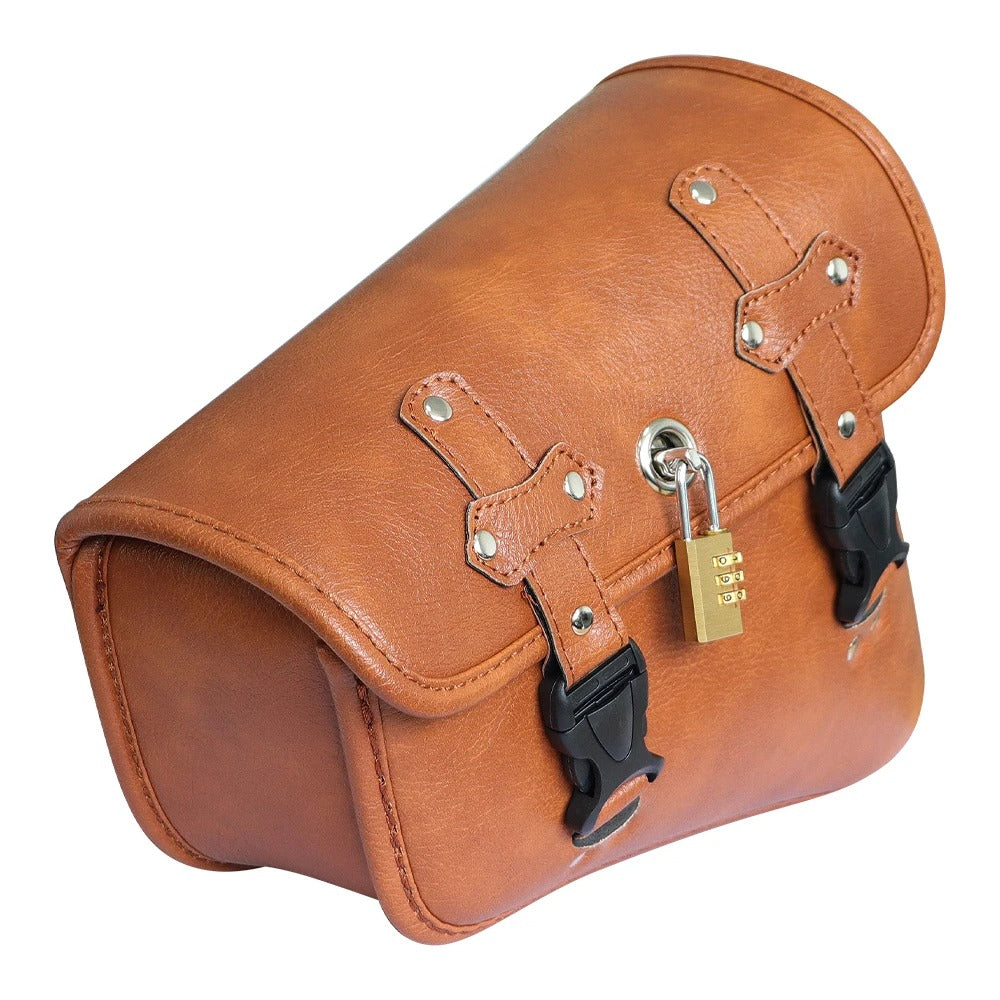Waterproof PU Leather Motorcycle Side Saddle Bags – Universal