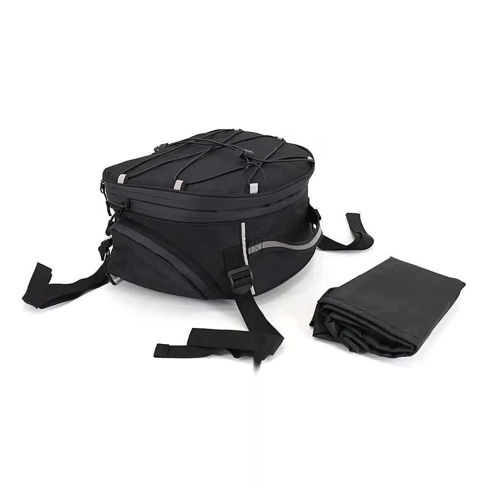 Motorcycle Tail Bag 18L – Waterproof & Expandable
