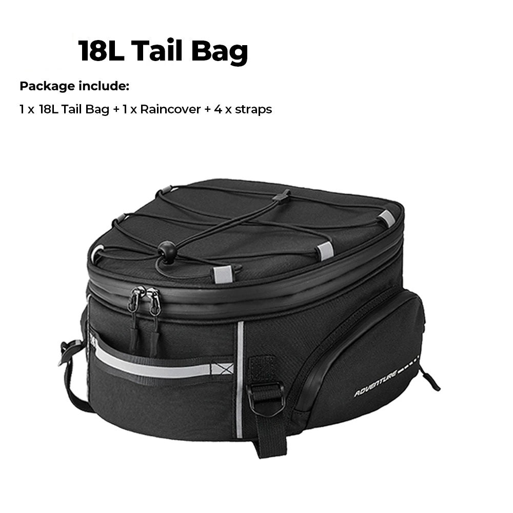 Motorcycle Tail Bag Bundle – 18L & 42L Waterproof
