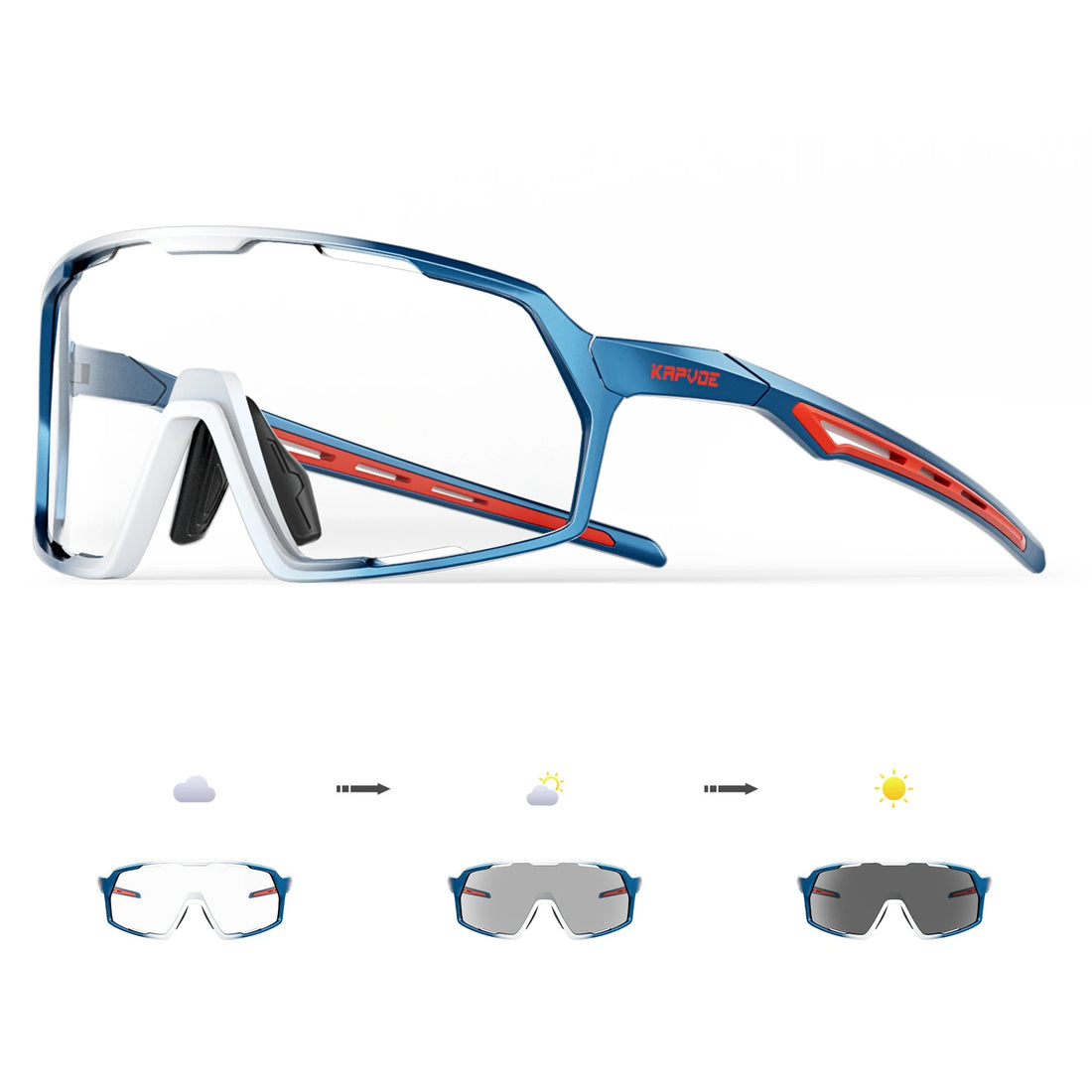 Photochromic Cycling & Motorcycle Sunglasses – Unisex Outdoor Sports Eyewear