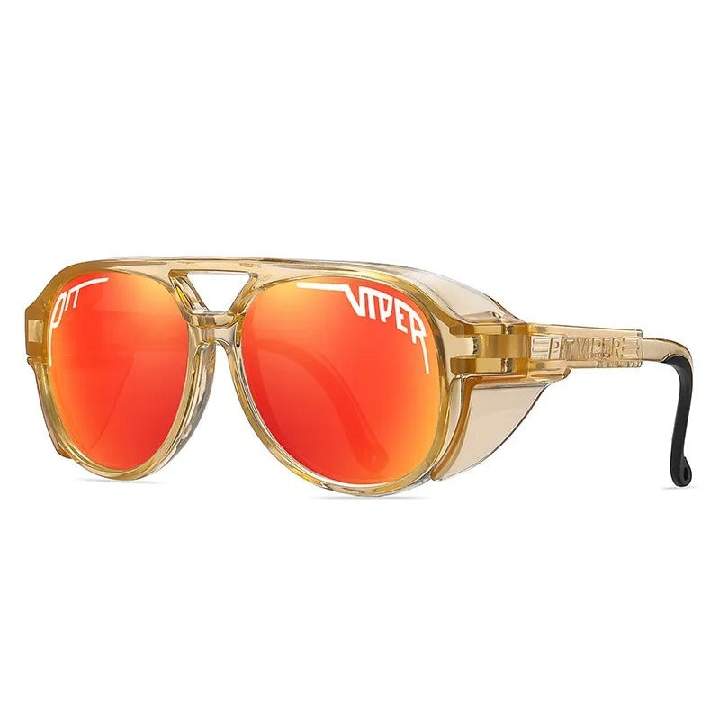 Steampunk Pit Viper Sunglasses – UV400 Vintage Motorcycle & Cycling Eyewear
