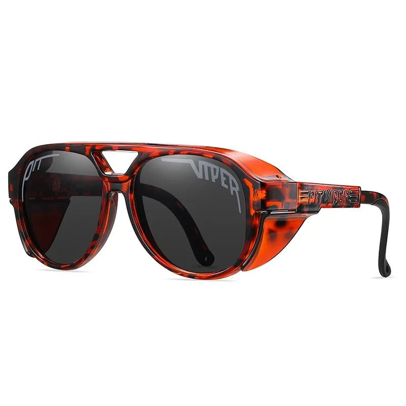 Steampunk Pit Viper Sunglasses – UV400 Vintage Motorcycle & Cycling Eyewear
