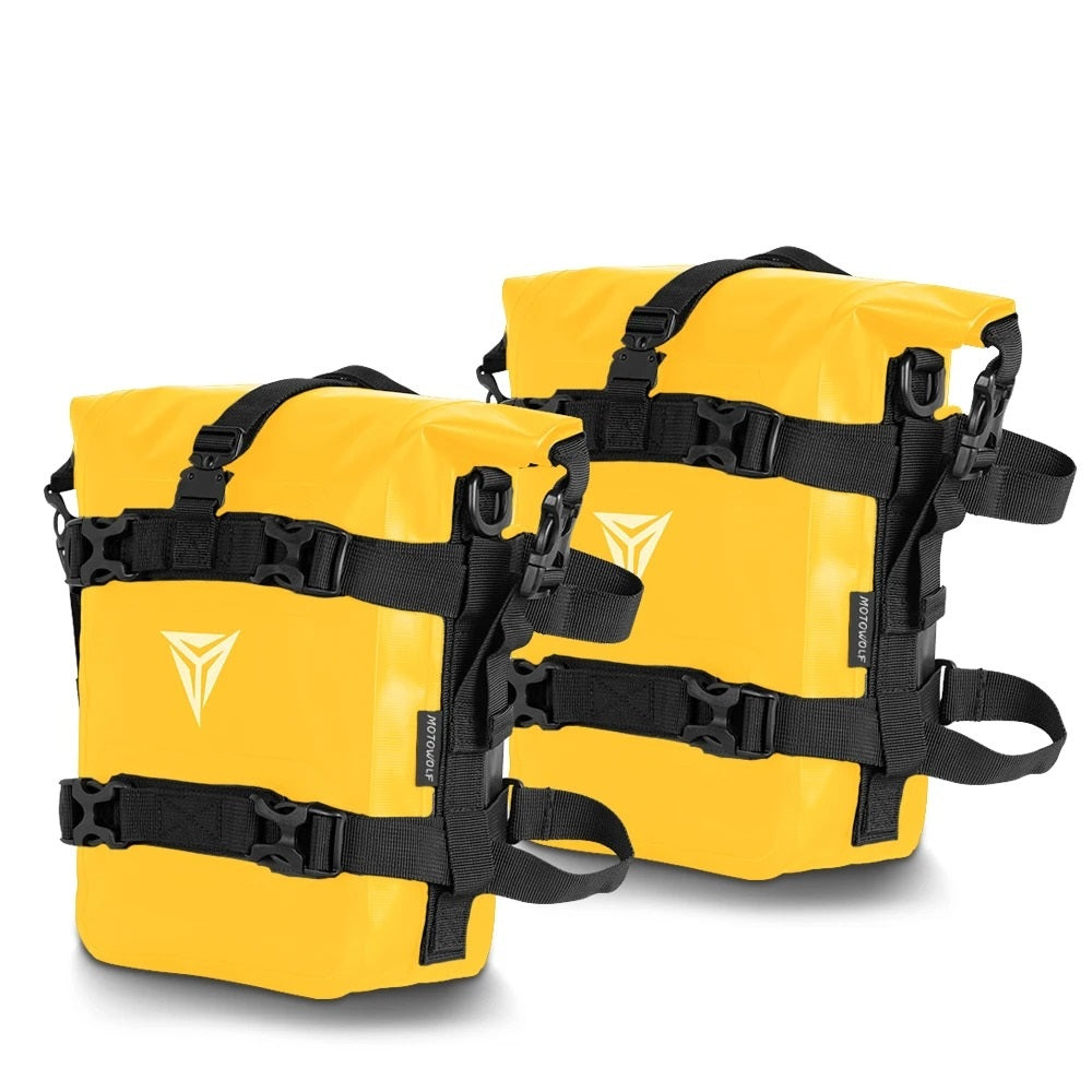 Motorcycle Tank Side Bag – 8L Waterproof Crash Bar Tool Pack