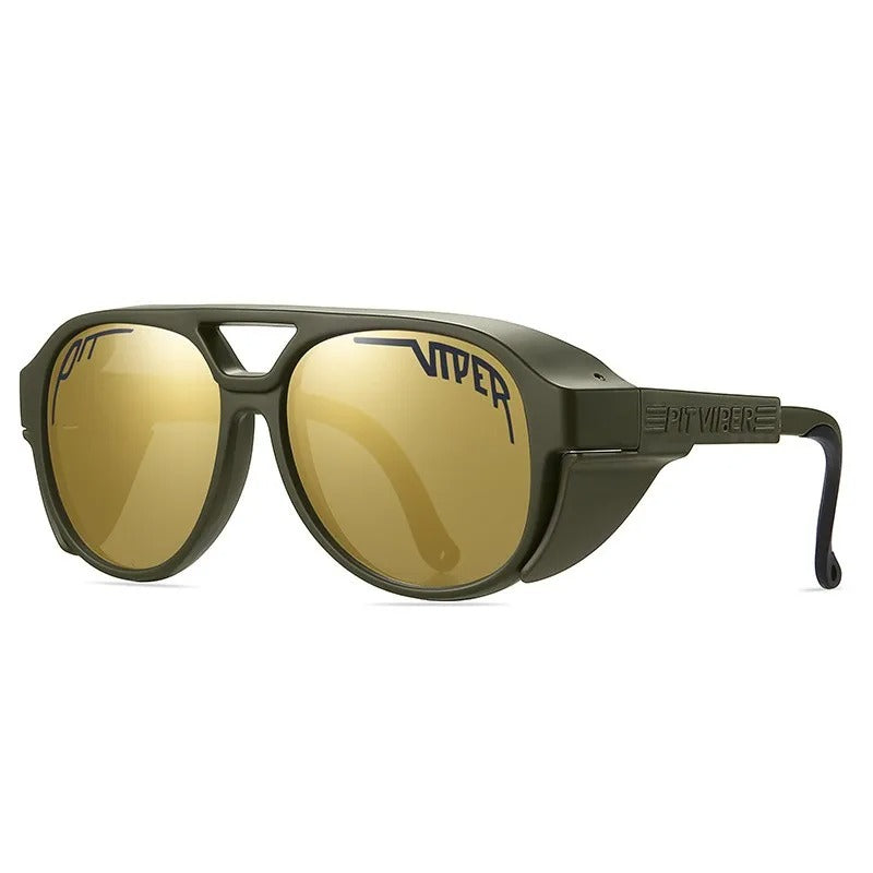 Steampunk Pit Viper Sunglasses – UV400 Vintage Motorcycle & Cycling Eyewear